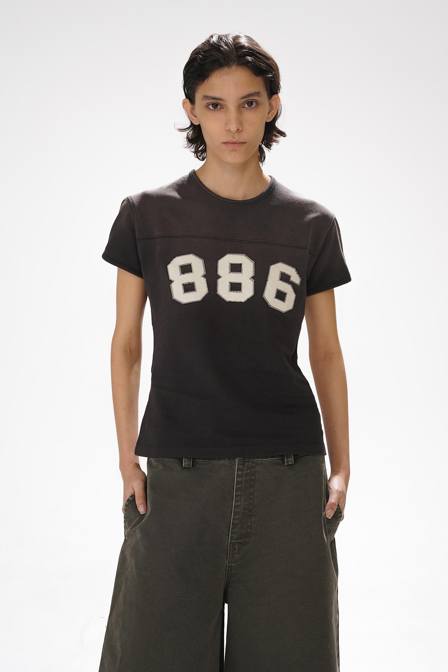 Masonprince '886/BYE' Varsity-Style T-shirt